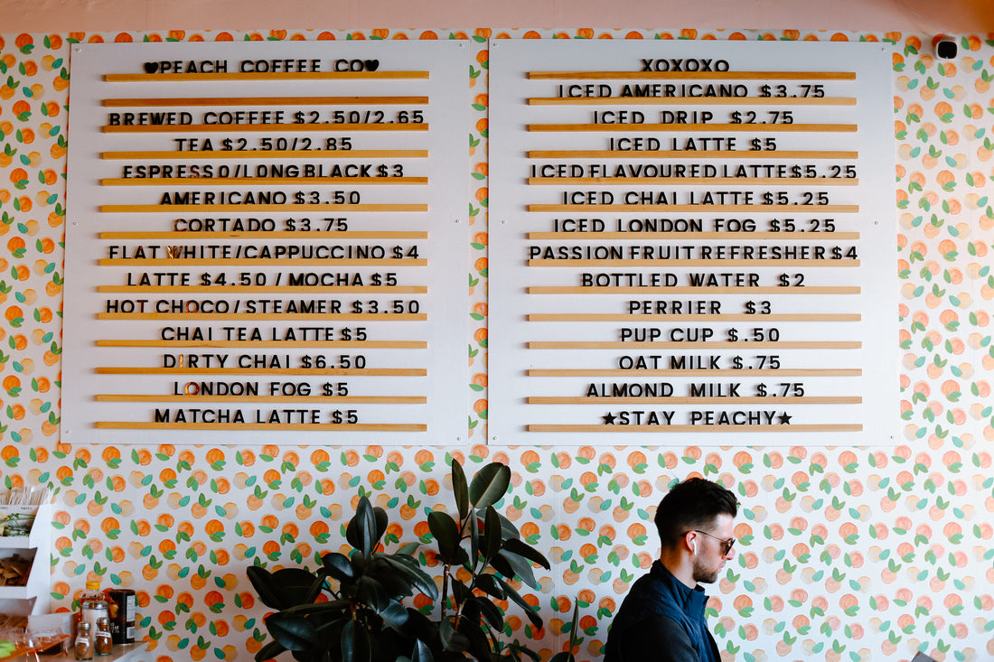 About Peach Coffee Co Our Burlington Coffee Shop's Story