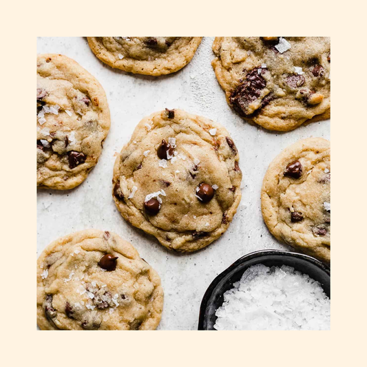 Salted Chocolate Chip Cookies